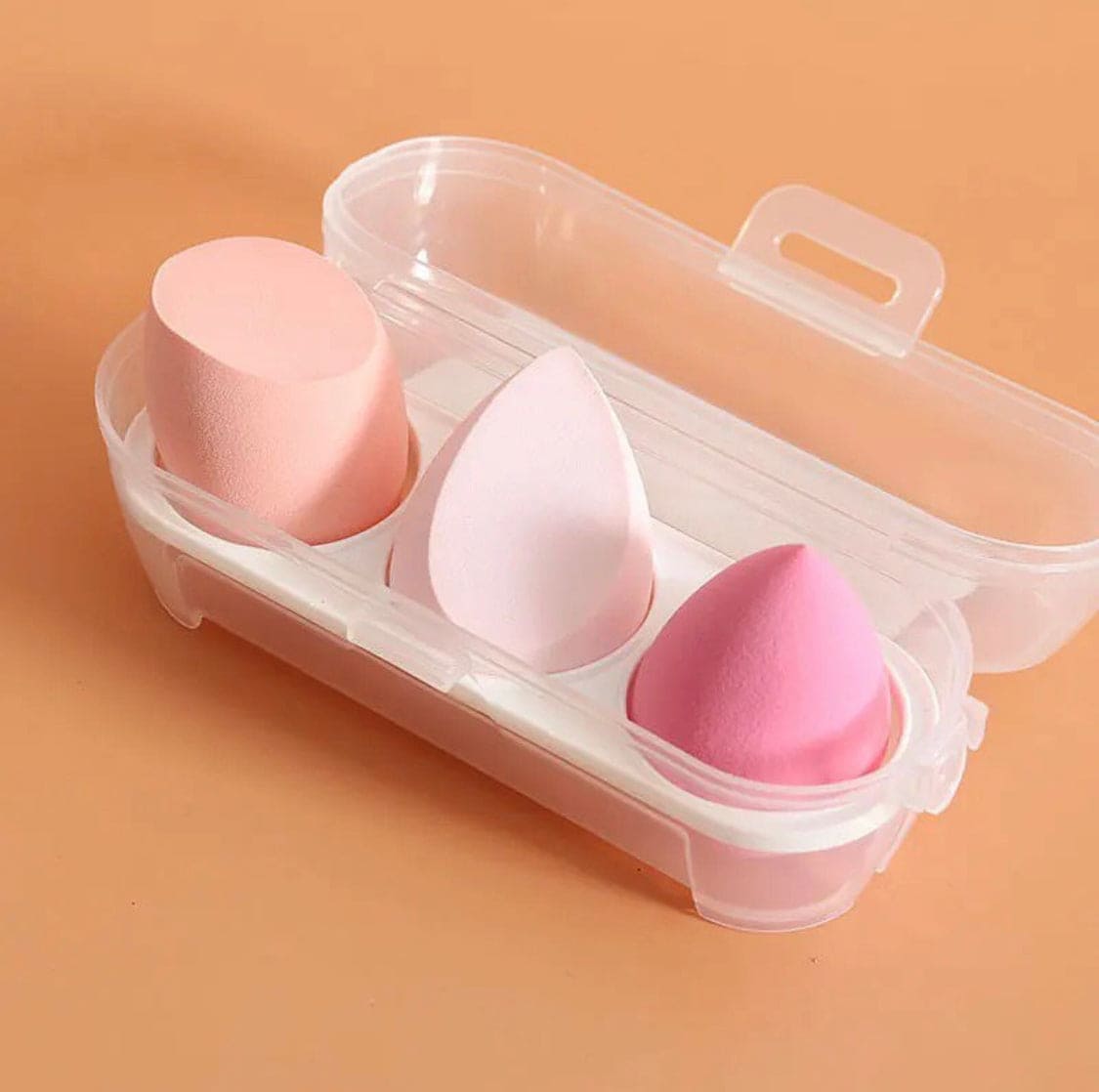 Set Of 3 Puff Makeup Sponge Set, Makeup Blender Cosmetic Sponge Cushion, Foundation Powder Sponge, Beauty Egg Tool For Women Makeup Accessories Set Of 3 Puff Makeup Sponge Set, Makeup Blender Cosmetic Sponge Cushion, Foundation Powder Sponge, Beauty Egg Tool For Women Makeup Accessories